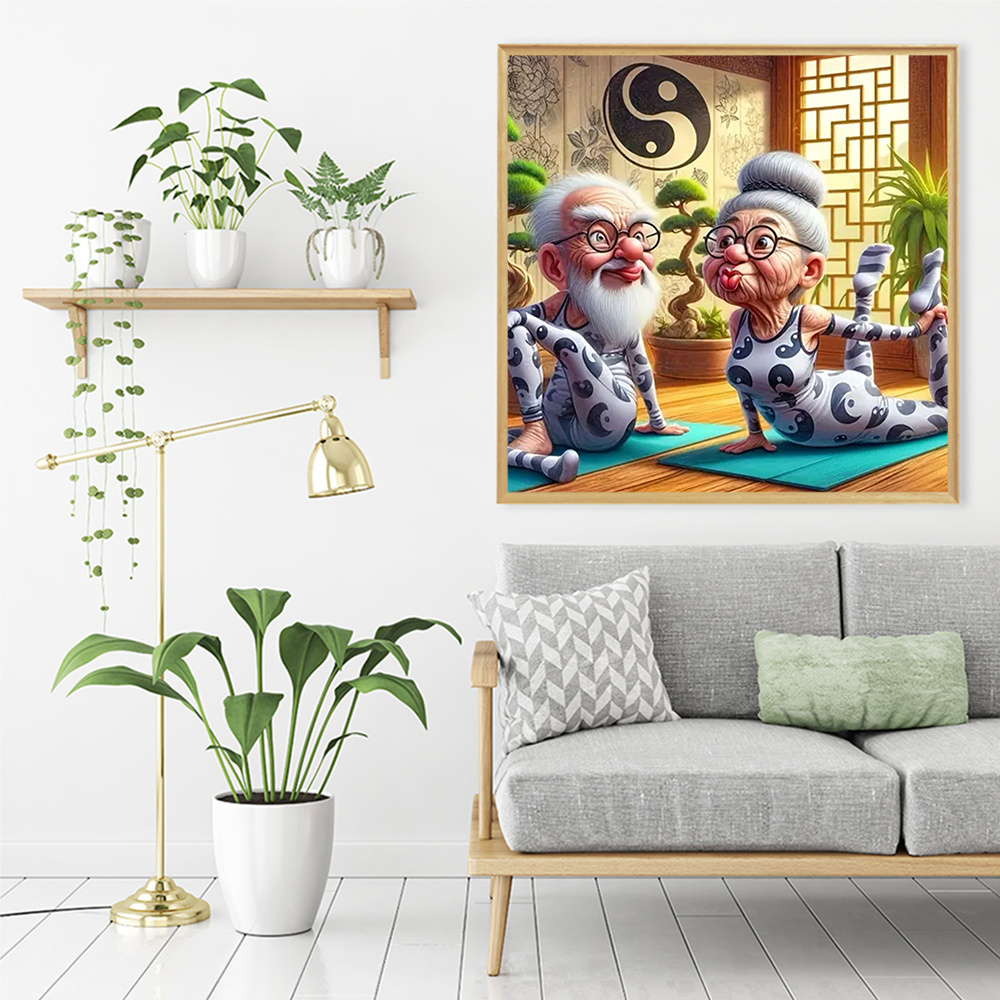 Momoart Alte Menschen Diamant  – Photo Mosaic Print Bewertung und Preis