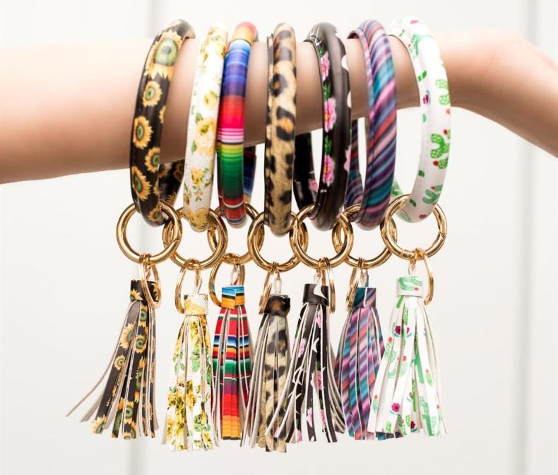 Schlüsselanhänger mit Sonnenbl – Monogram Keychain Leather Bewertung und Preis