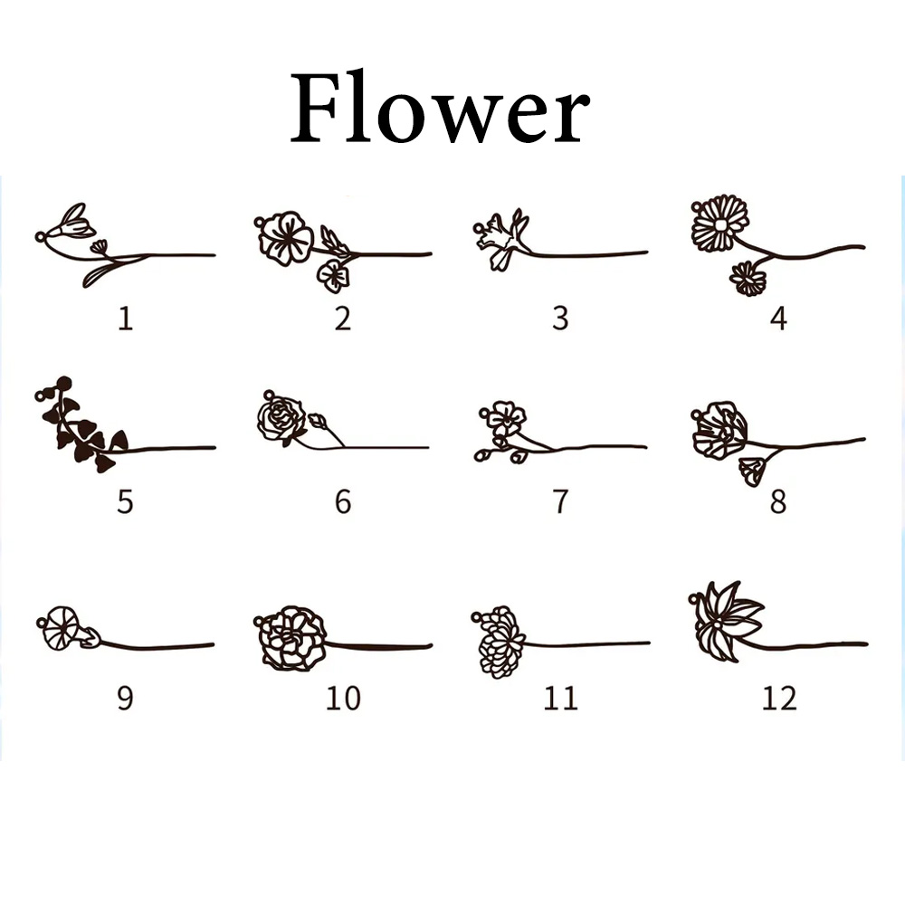 Haiyufly personal isierte benu – Birth Flower Necklace Bewertung und Preis